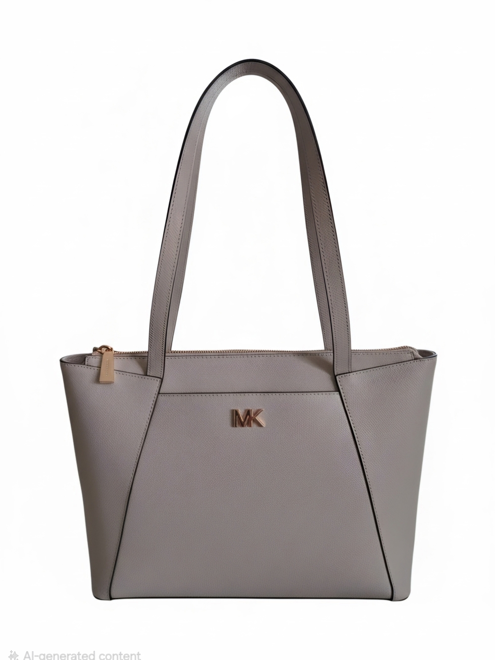 Michael Kors Taupe Saffiano Leather Tote Bag